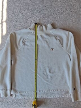 Champion Cream High-Neck Pullover Sweatshirt